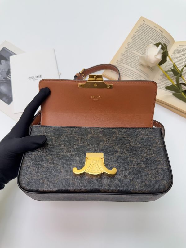 【95成新】CELINE Claude Triomphe 單肩包 