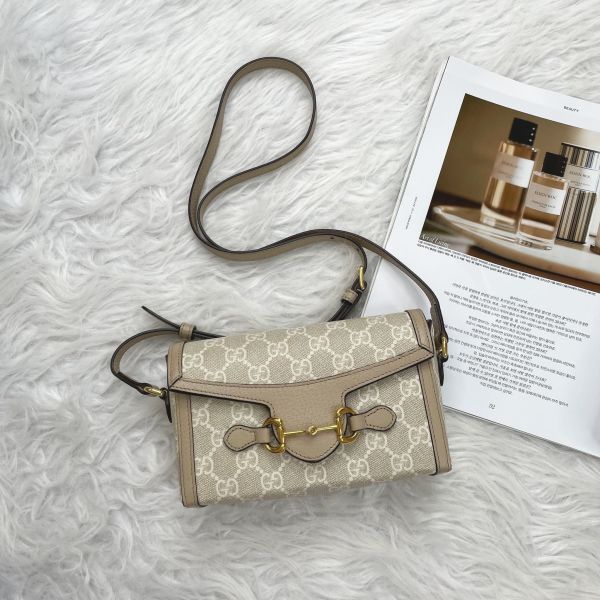 Gucci 馬銜扣 1955 迷你包【9成新】 