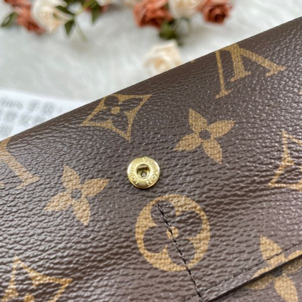 【12期0利率】LV Sarah 老花信封長夾【全新品】【現金價21000】 