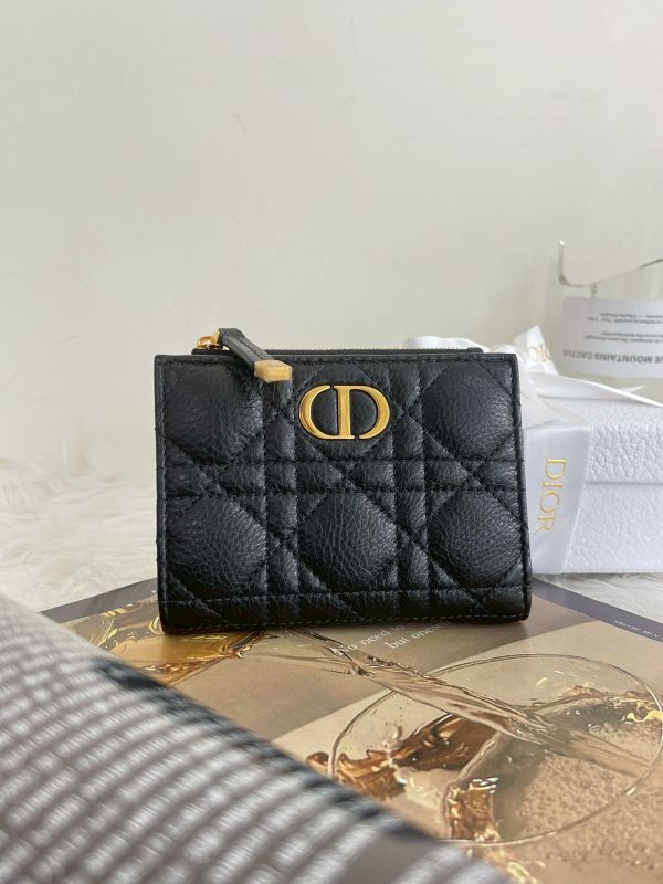 【分期0利率】DIOR Caro Dahlia 錢包【99成新】 
