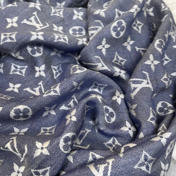【12期0利率】LV Monogram Denim 披肩【99成新】 