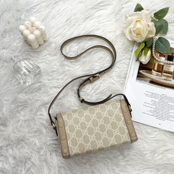 Gucci 馬銜扣 1955 迷你包【9成新】 