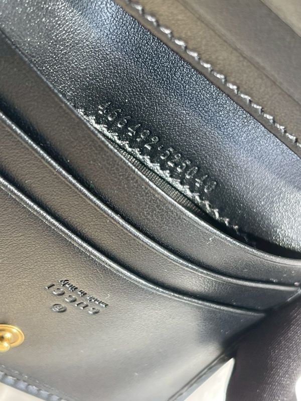 【分期0利率】GUCCI Marmont 愛心兩摺拉鍊零錢袋短夾【全新品】 