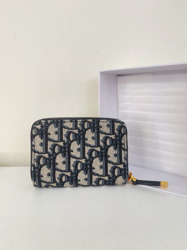 【分期0利率】DIOR 30蒙田 拉鍊零錢包【未使用閒置品】 