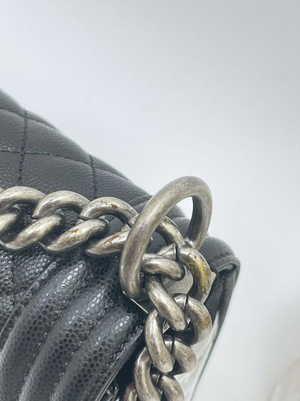 【99成新】CHANEL  BOY 20 小型口蓋包 