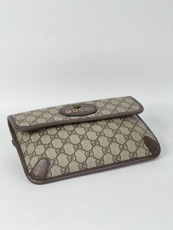 【95成新】GUCCI Supreme虎頭胸包 