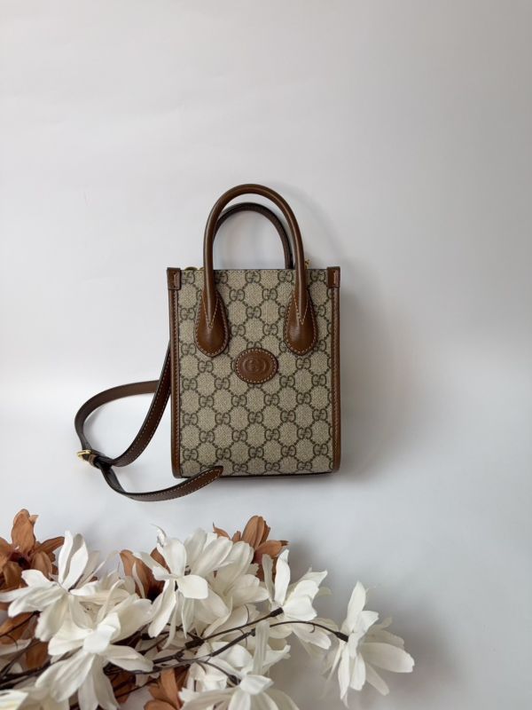 【分期0利率】Gucci 迷你琴譜包 棕色【9成新】 