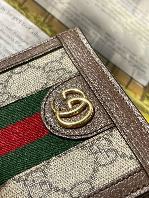 【99成新】GUCCI OPHIDIA 雙折短夾 