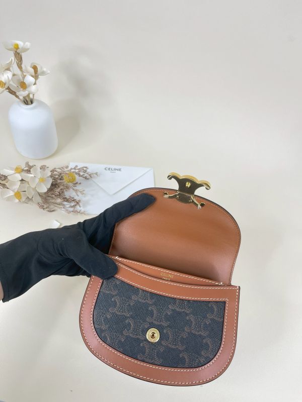 【分期0利率】CELINE BESACE CLEA標誌印花迷你手袋【全新品】 
