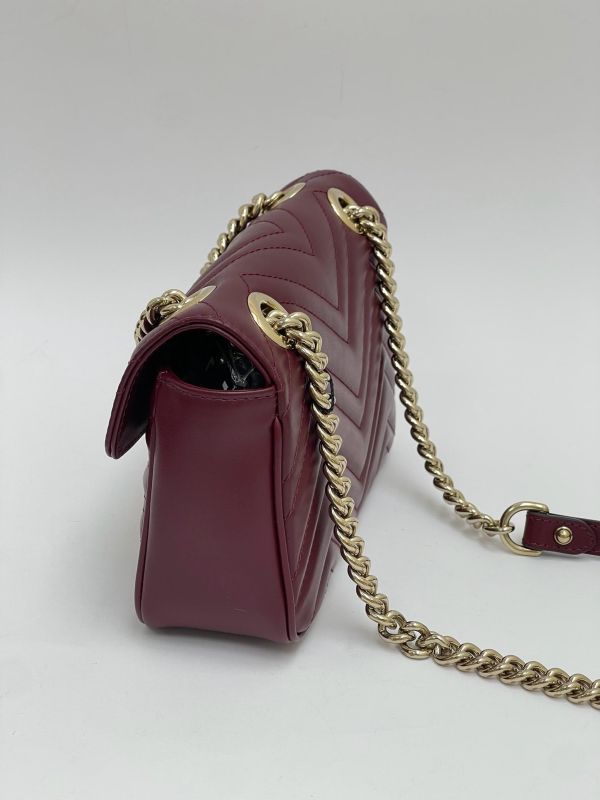 【95成新】GUCCI GG MARMONT 肩背包 小號 