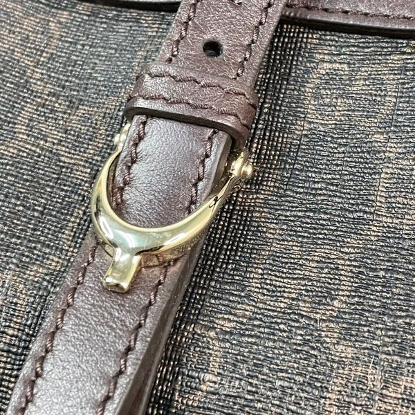 【95成新】【12期0利率】GUCCI 老款滿版雙G帆布波士頓包 