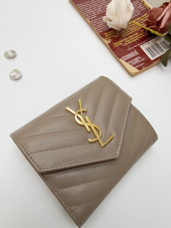 【95成新】YSL 三折短夾 