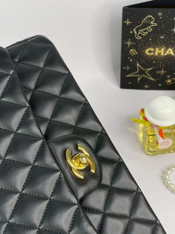 【分期0利率】CHANEL CF25 黑金羊皮【9成新】 