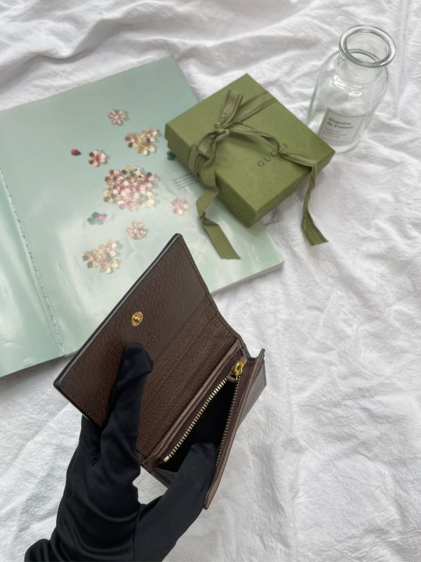 【分期0利率】GUCCI OPHIDIA GG零錢對開短夾【95成新】 