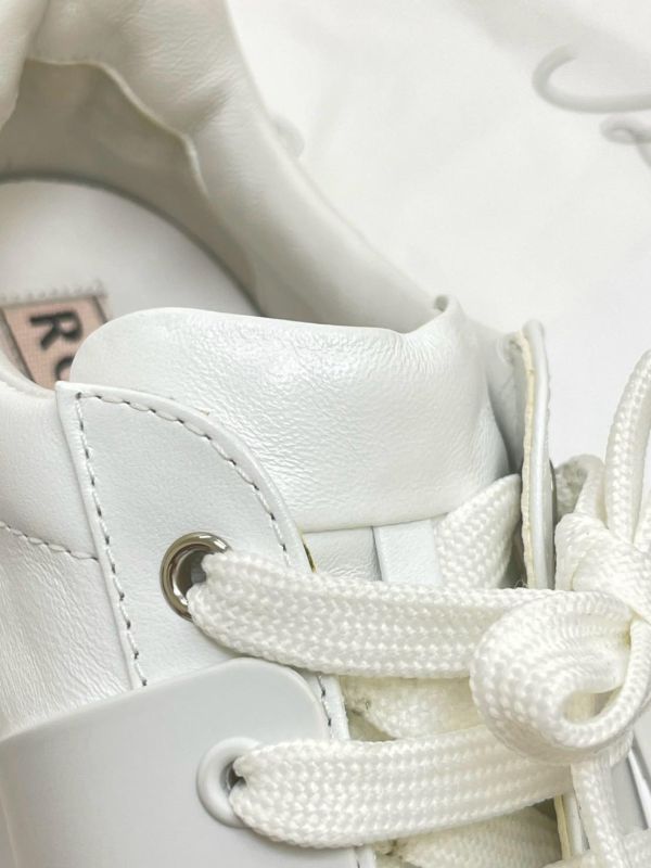 【95成新】Roger Vivier Viv' Skate 皮革運動鞋 38號 