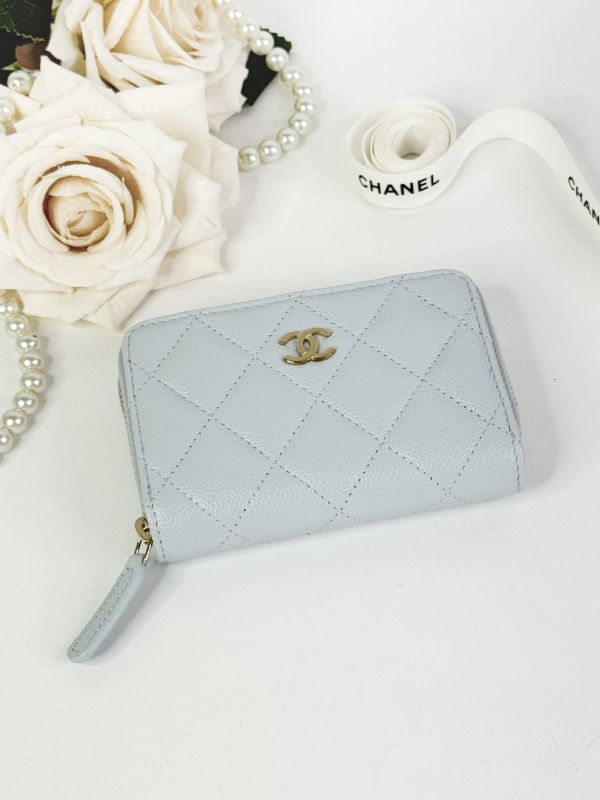 【分期0利率】CHANEL 拉鍊零錢卡包【未使用閒置品】 