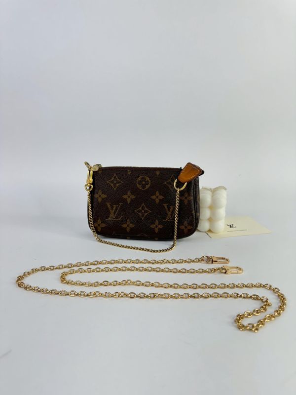 【85成新】LV Mini Pochette Accessoires 迷你麻將包 