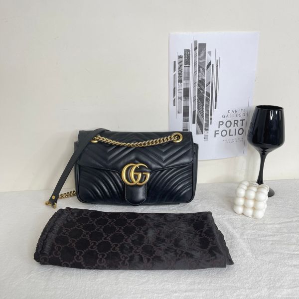 【12期0利率】GUCCI Marmont 小號肩背包【85成新】 