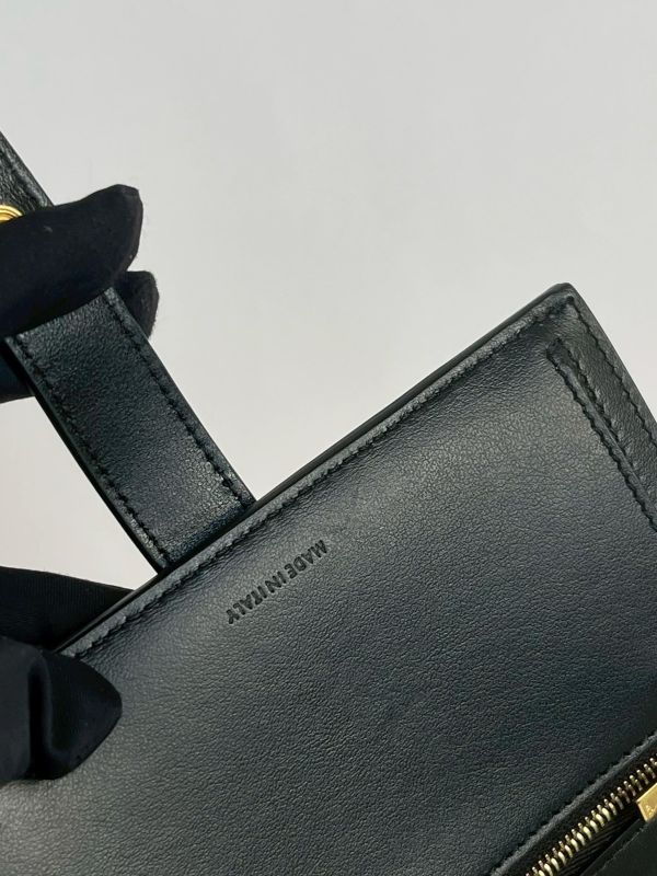 【95成新】CELINE STRAP粒面小牛皮錢包 