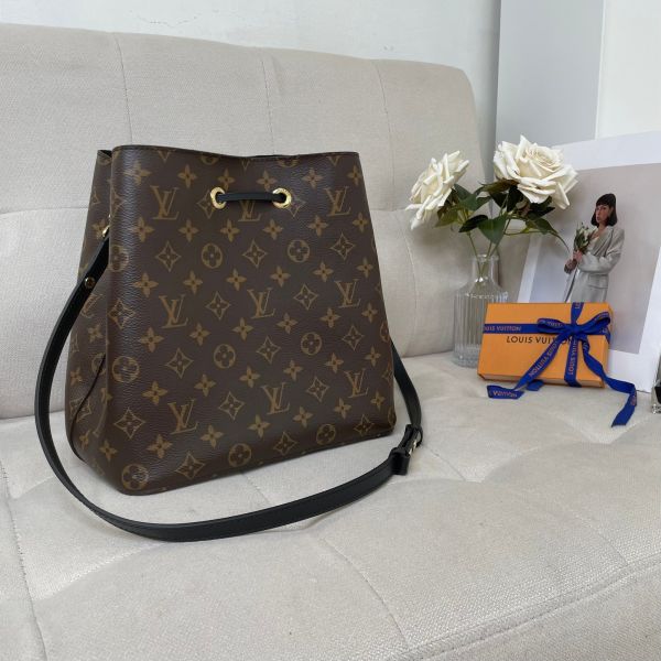 【12期0利率】LV NéoNoé MM老花水桶包【9成新】 