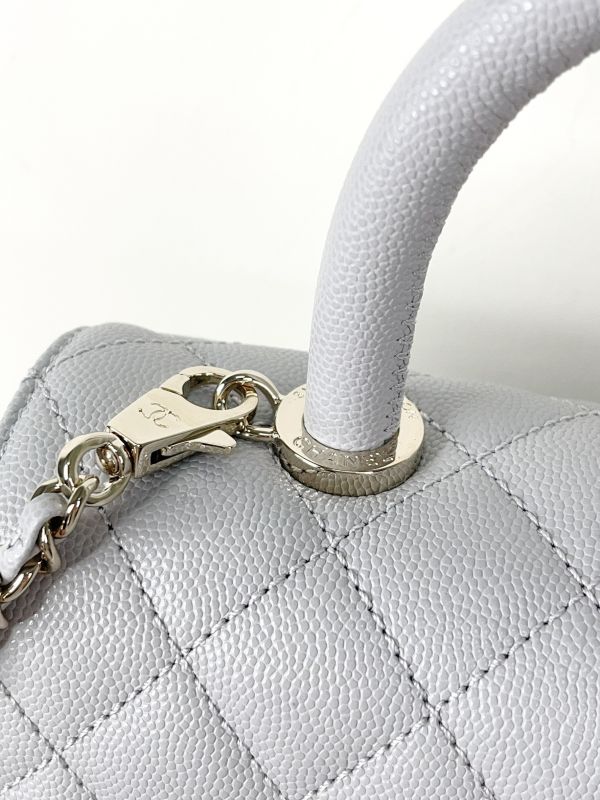 【分期0利率】CHANEL荔枝牛皮coco handle small  【未使用閒置品】 