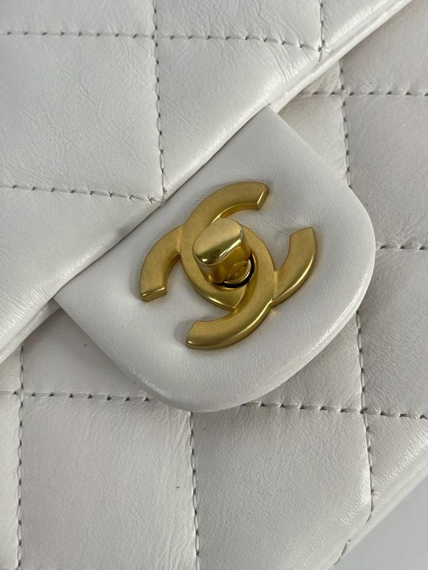 【99成新】CHANEL 24P HANDLE 翻蓋包 
