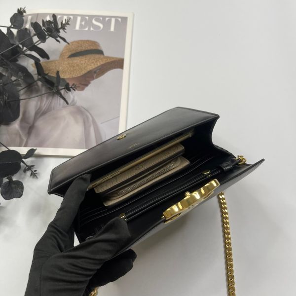 【12期0利率】CELINE MARGO 亮澤牛皮革WOC【台灣購證】【全新閒置】 