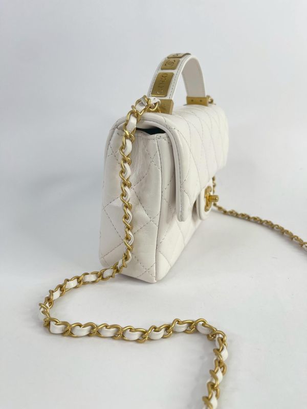 【99成新】CHANEL 24P HANDLE 翻蓋包 