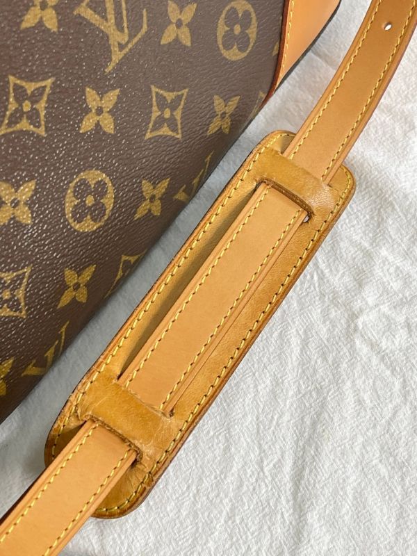 【分期0利率】LV VTG BOULONGNE 30 老花牛角包【95成】 