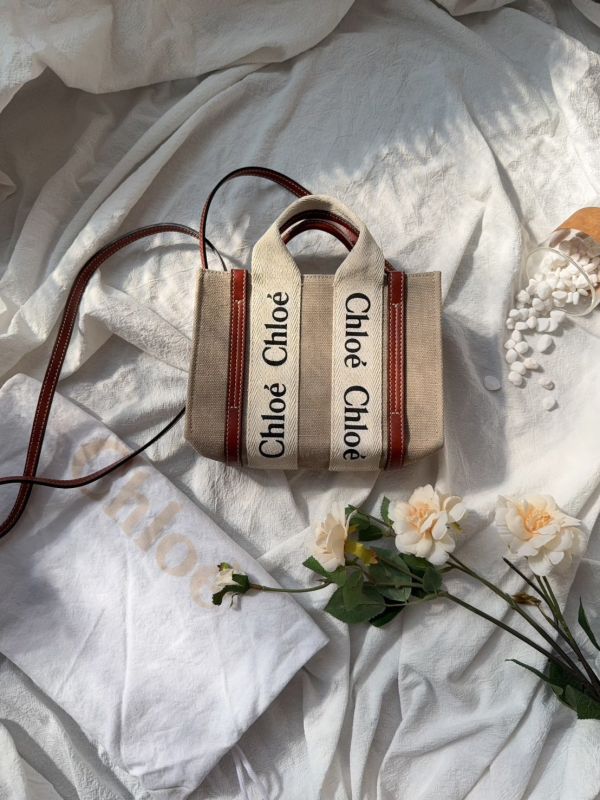 【分期0利率】CHLOE WOODY TOTE 迷你 棕【9成新】 