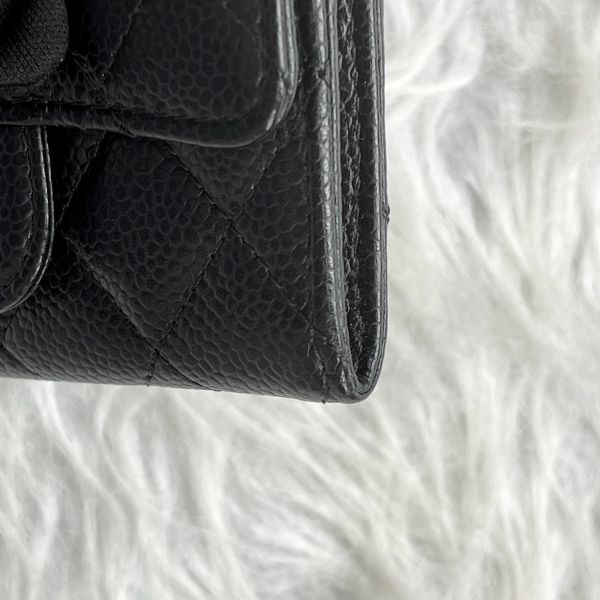 【12期0利率】CHANEL COCO 牛皮零錢卡包【99成新】 