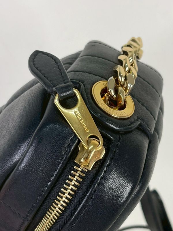 【95成新】BURBERRY Lola 羊皮縫線迷你斜背相機包 