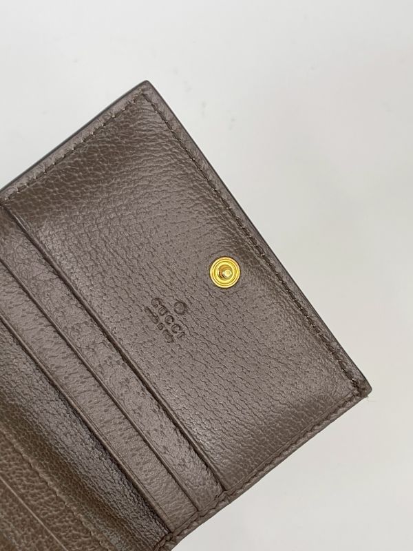 【分期0利率】GUCCI OPHIDIA GG零錢對開短夾【95成新】 