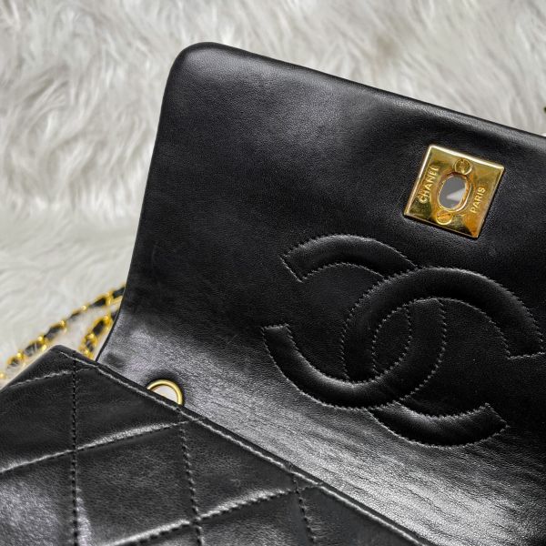 【12期0利率】Chanel VTG  Mini 書包釦口蓋包 19cm【9成新】 