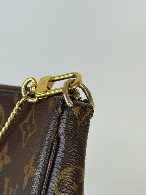 【85成新】LV Mini Pochette Accessoires 迷你麻將包 