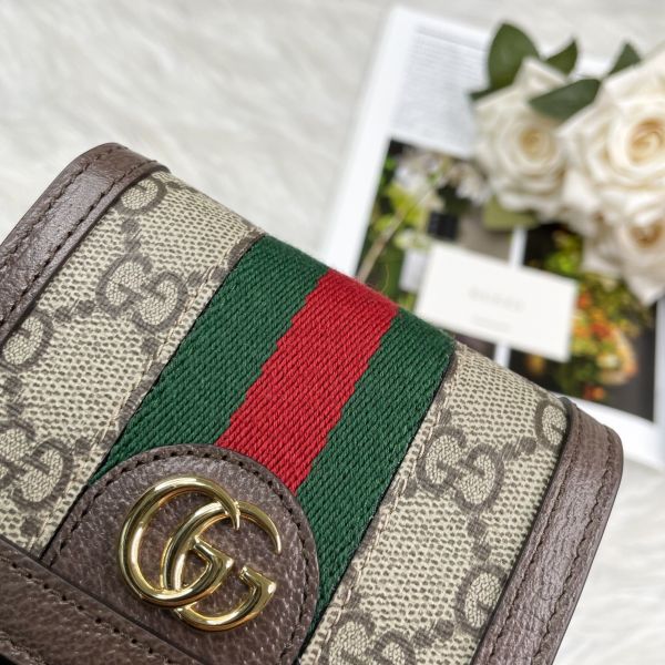 【12期0利率】【全新品】GUCCI OPHIDIA雙折短夾【現金價13200】 