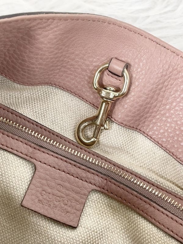 【分期0利率】GUCCI SOHO牛皮托特包【88成新】 