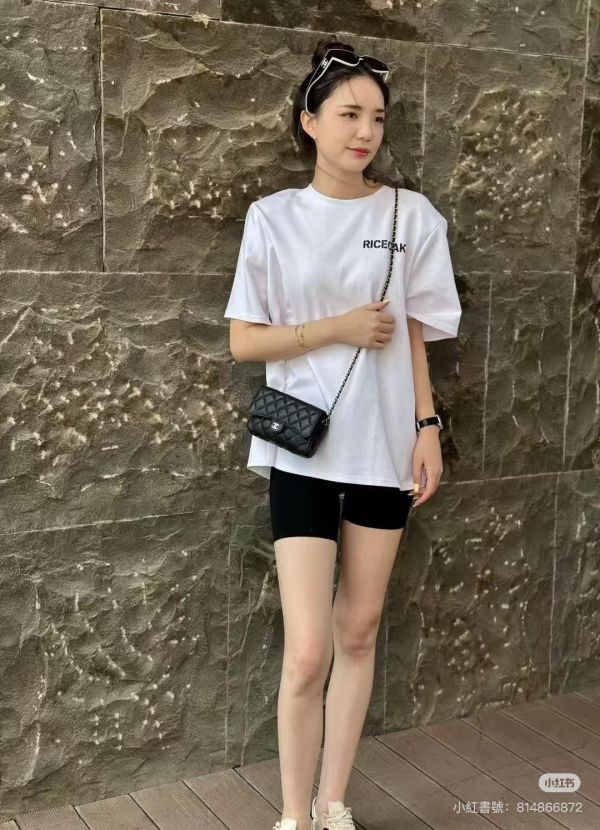 【95成新】CHANEL荔枝牛皮二合一WOC手機包 