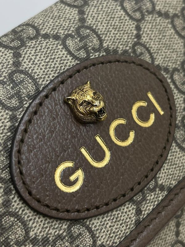 【95成新】GUCCI Supreme虎頭胸包 