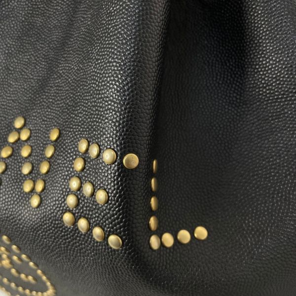 【12期0利率】Chanel 鉚釘牛皮Deauville後背包【9成新】 