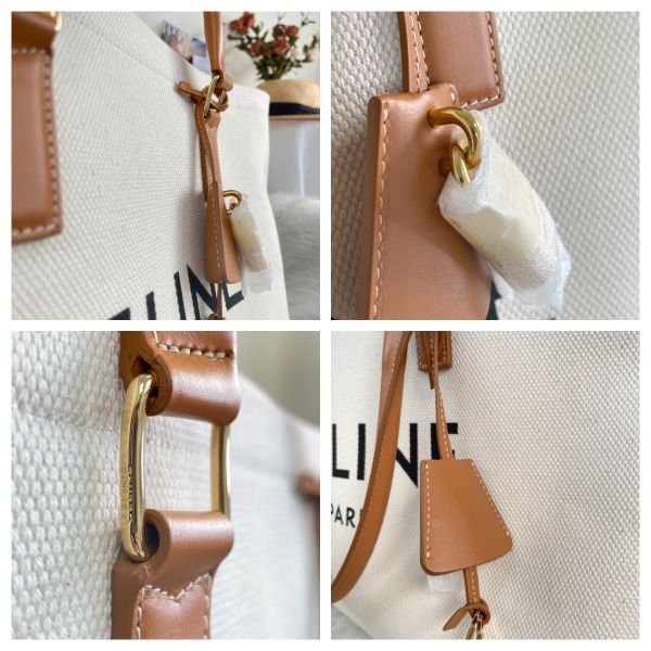 【12期0利率】CELINE二手 CABAS帆布字母托特包 【99成新】 