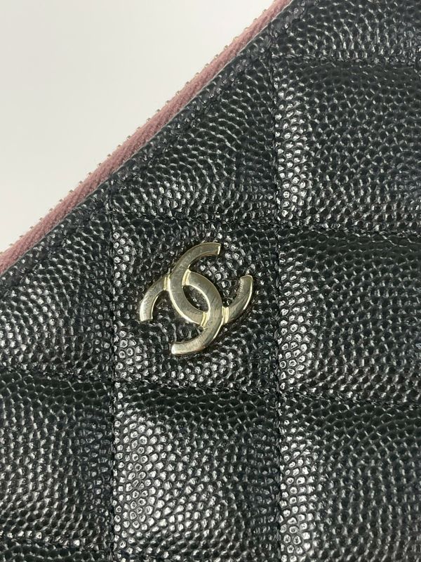 【分期0利率】CHANEL 一字拉鍊零錢包 【未使用閒置品】 