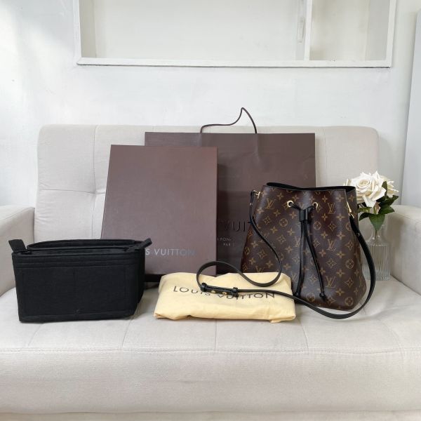 【12期0利率】LV NéoNoé MM老花水桶包【9成新】 