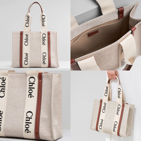 【12期0利率】【現金價】Chloé 中號Woody Tote Bag 