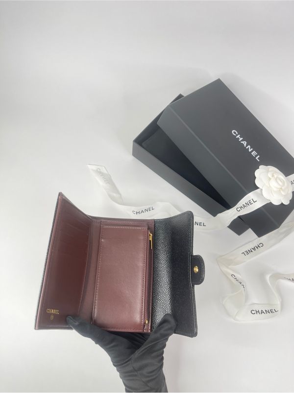 【分期0利率】CHANEL COCO 魚子醬中夾 黑金【99成新】 