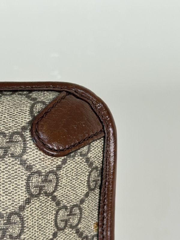 【直播加購只要1元】GUCCI Supreme虎頭胸包 【內裡泛黃】 