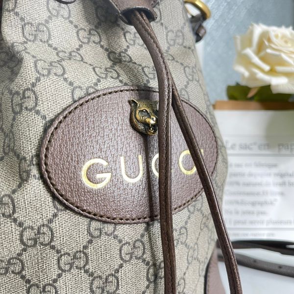 【12期0利率】GUCCI 虎頭水桶後背手提兩用包【9成新】 