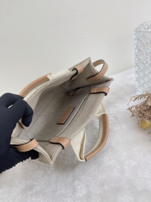 【9成新】CHLOE WOODY TOTE 迷你 米色 