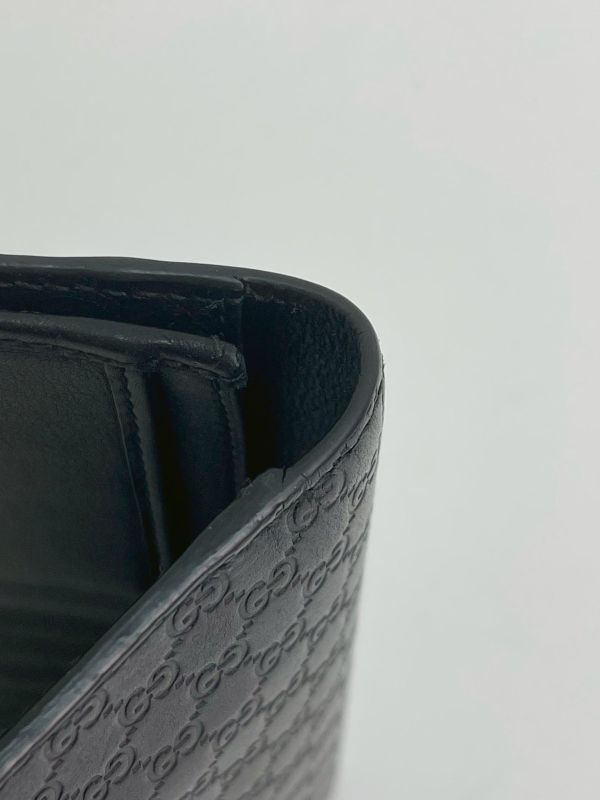 【85成新】GUCCI Guccissima GG壓紋對開長夾 