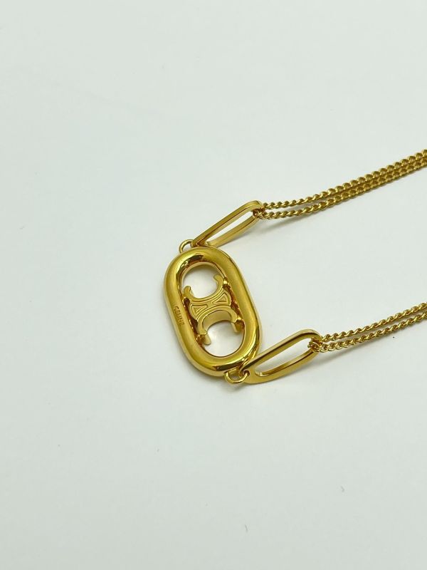 【全新品】CELINE TRIOMPHE 凱旋門項鍊 